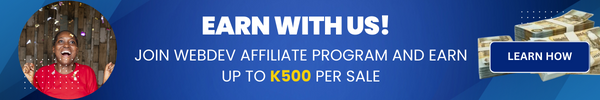 Join Webdev Affiliate Program and earn up to k500 per sale